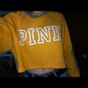 PINK Crop Top Sweater